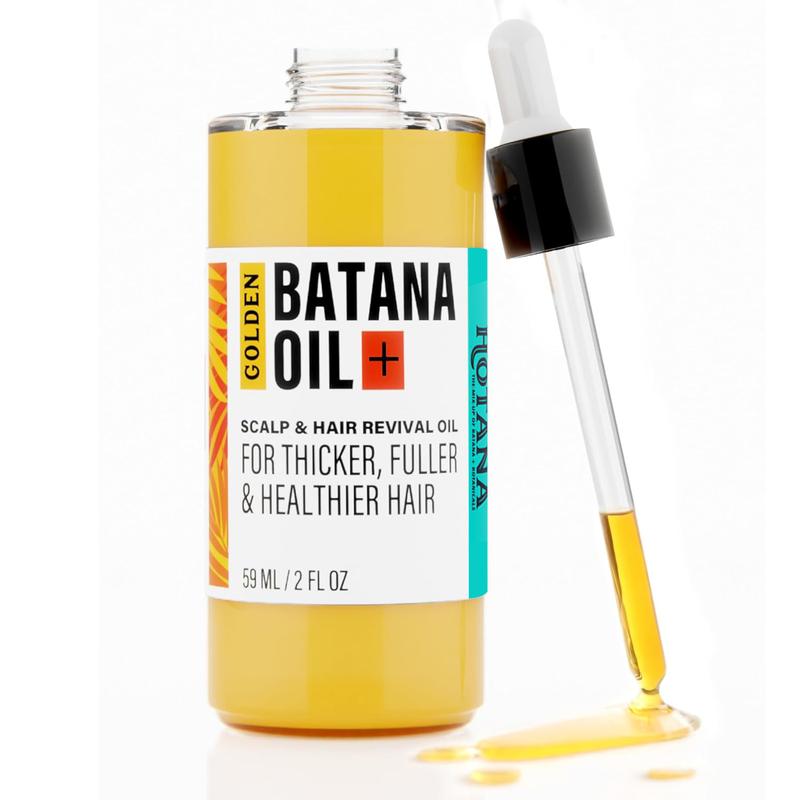 Hotana Concentrated Golden Batana Oil+ – Thicker, Fuller Hair with Castor Oil, Pumpkin Oil, and Rice Proteins