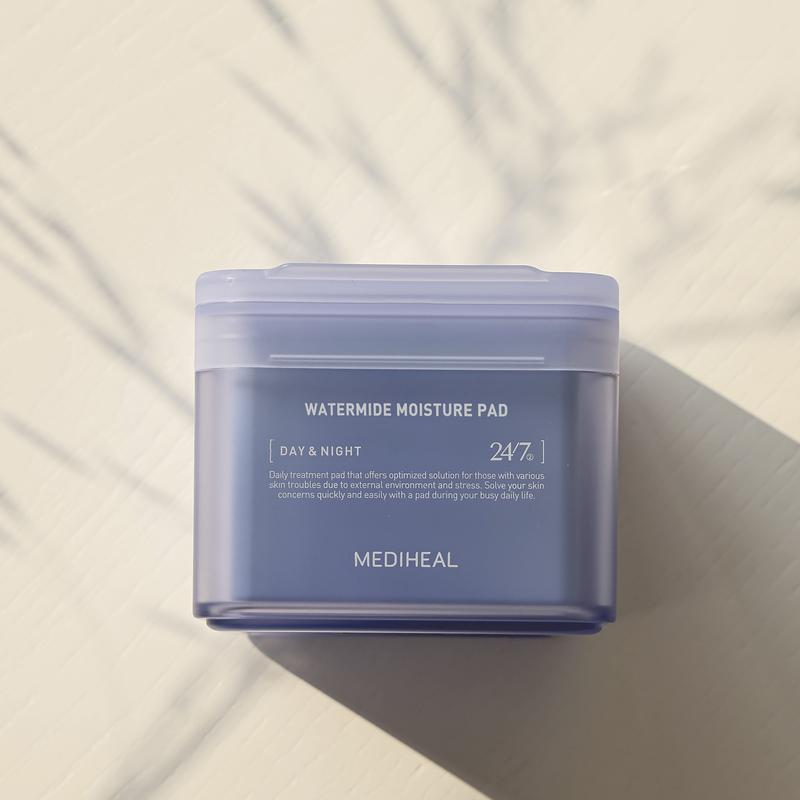 MEDIHEAL OFFICIAL Watermide Moisture Pad - Hydrate Moisturizer Korean skincare toner pads