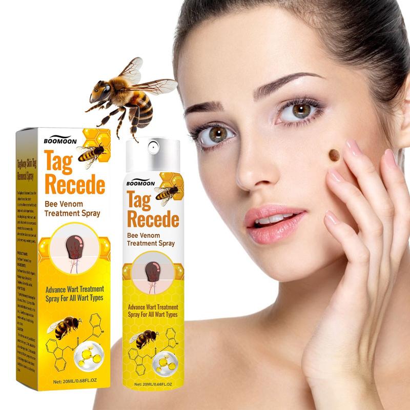 Smooth skin, bee venom spray, collagen, caffeine, moisturizes and restores skin, making skin softer