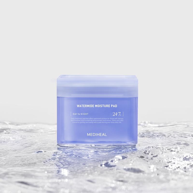 MEDIHEAL OFFICIAL Watermide Moisture Pad - Hydrate Moisturizer Korean skincare toner pads