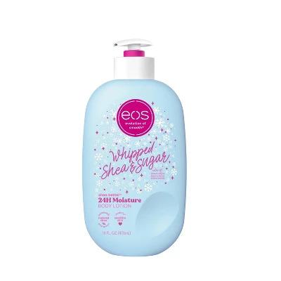 eos Shea Better Holiday Body Lotion – Whipped Shea & Sugar - 16  fl oz Body Care Coconut Comfort Fragrance Moisture Moisturizing Smooth Vanilla Apple Moisturize