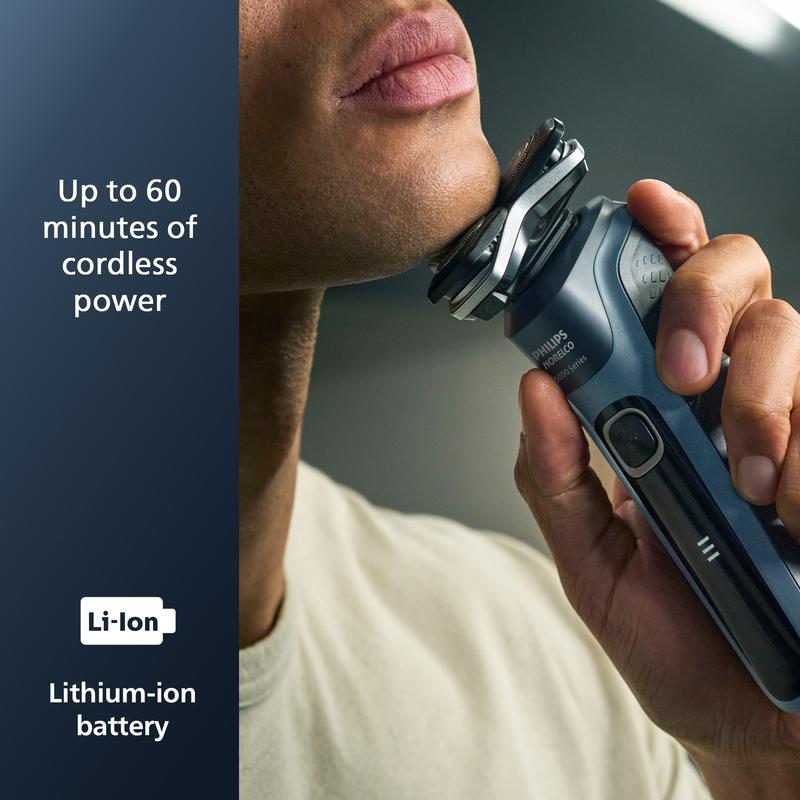 Philips Norelco Shaver 5400, Rechargeable Wet & Dry Shaver with Pop-Up Trimmer, S5880 81 Cordless Facial Cordless Facial Cordless Facial