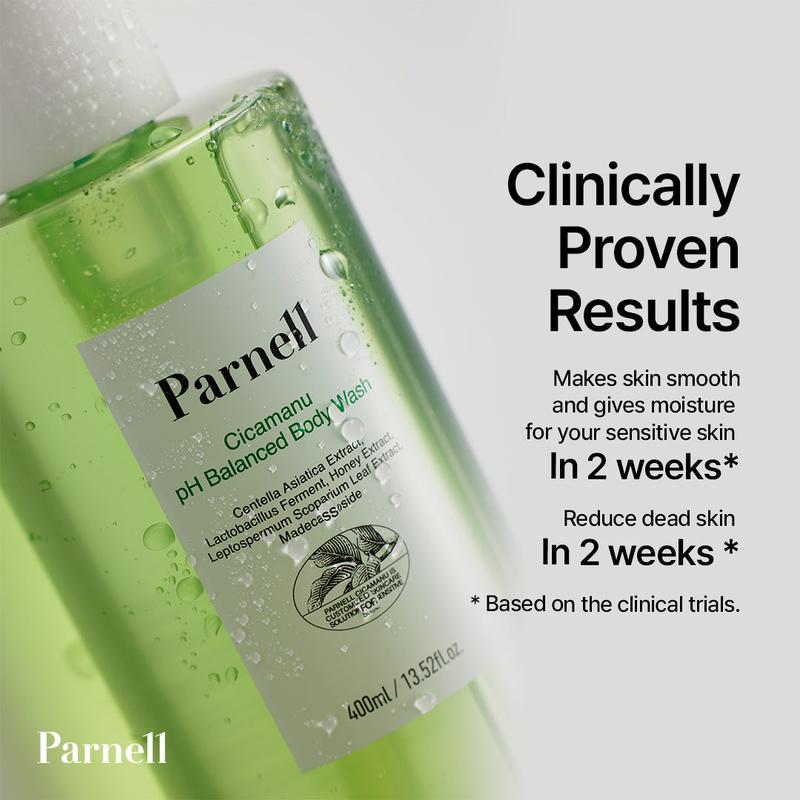 [Parnell Official Shop] Cicamanu pH-Balanced Body Wash (13.52 fl. oz.   400ml)