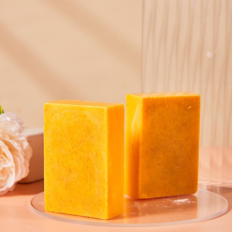 AGICEA Turmeric & Kojic Acid Brightening Soap, Soap Body Care Body Wash Lemon Flawless Organic