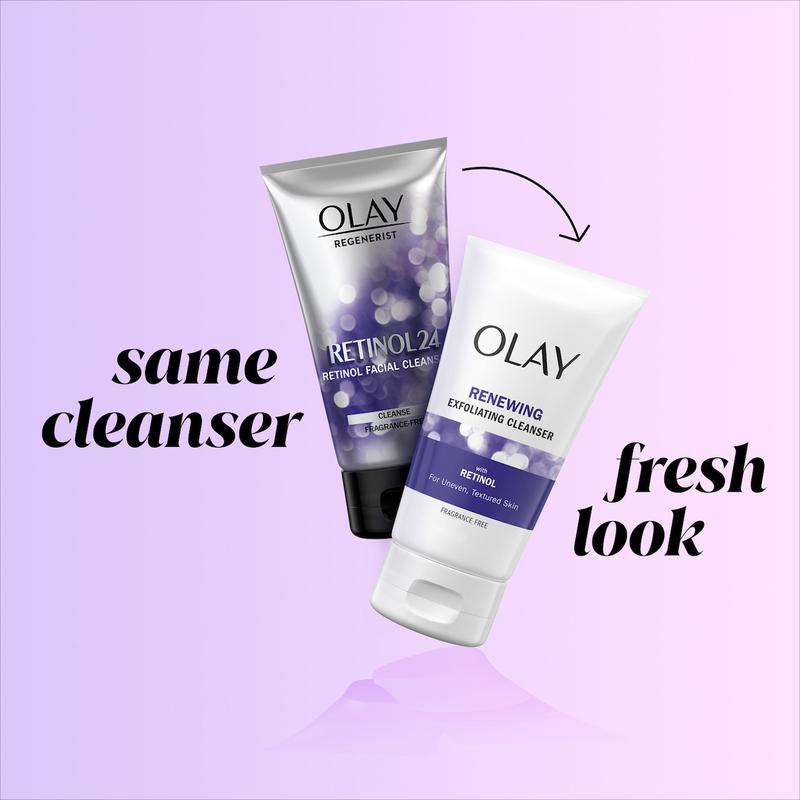 Olay Renewing Exfoliating Cleanser with Retinol