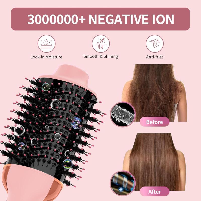 Multifunctional Hair Straightener, Portable Hair Straightening Comb, Hair Styling Tool for Home & Travel, Blowout Dryer Brush, Christmas Gifts