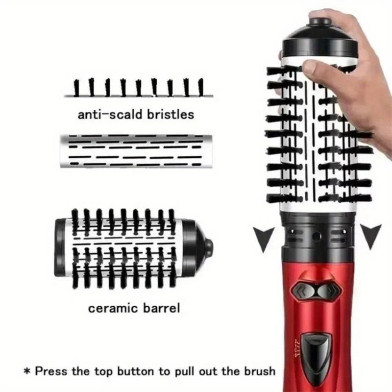 3 in 1 Rotating Hair Dryer, Electric Comb Hair Straightener, Drying Brush Hot Air Comb Hairdressing Comb, Holiday Gift