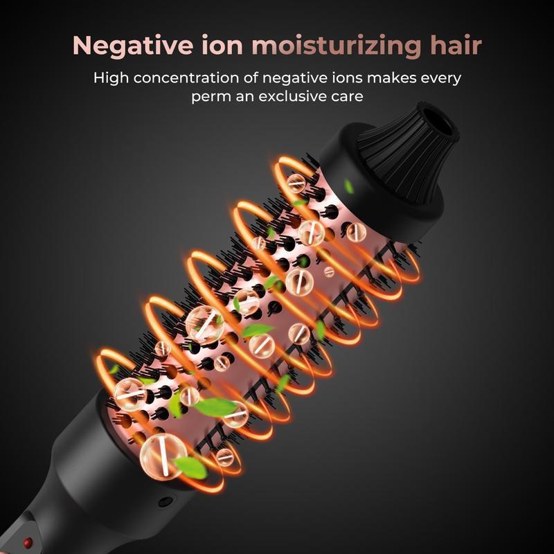 Electric Hair Curler, 1 Box Professional Negative Ion Hair Curler Comb for Women & Girls, Curler Hair, Hair Curling Iron, Hair Styling Tool for Home & Salon Use, Christmas Gift