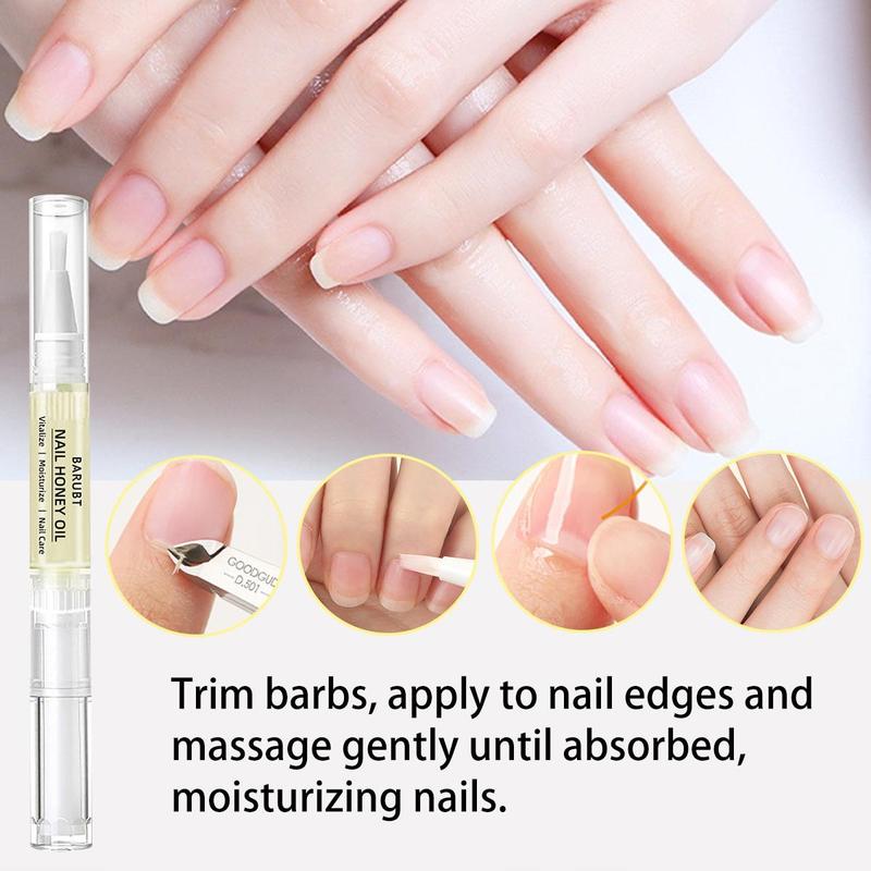 [+$5 GET 2PACK] Vitamin E Nail and Cuticle Oil, Natural Essential Oil, Moisturizes and Strengthens Nails and Cuticles, On-the-Go