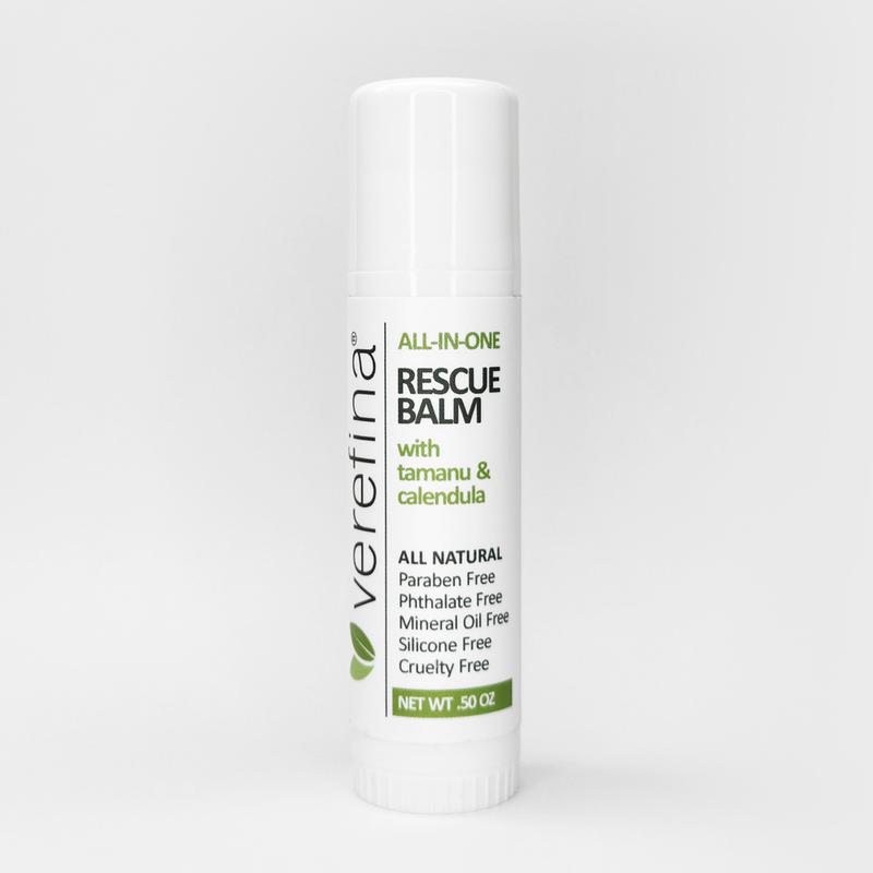 Verefina Rescue Balm with Tamanu & Calendula Oils for Daily Nourishing, Moisturizing, and Soothing Care