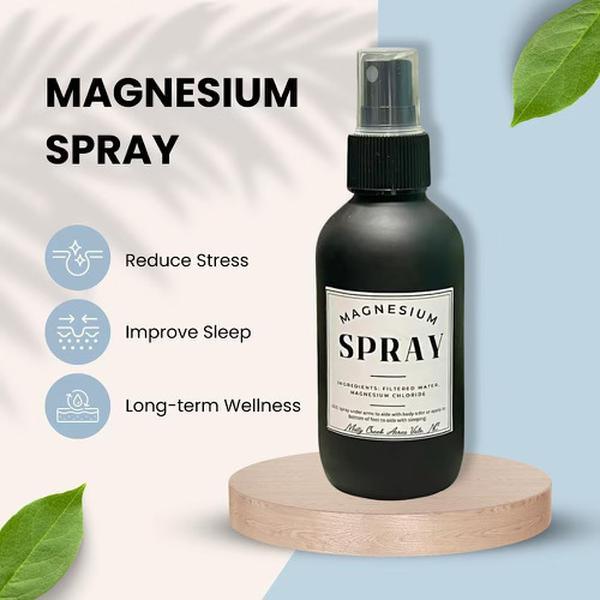 Pure Magnesium Spray - Fragrance-Free and Rejuvenating 4 Ounces Body Care Gentle Soothing Comfort Skin Repair No Scent body care