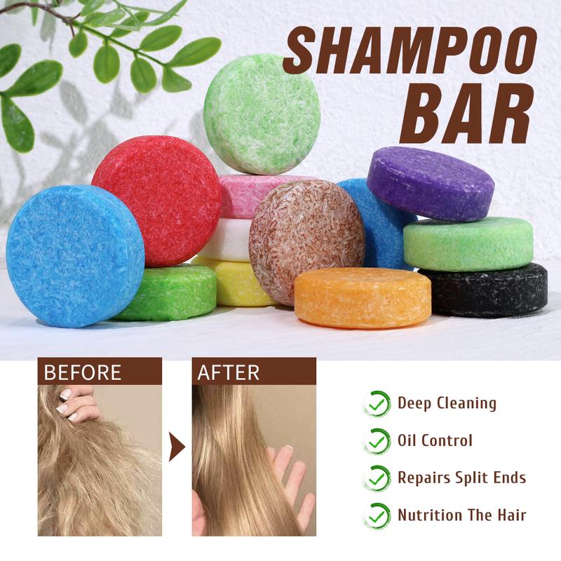 Shampoo bar for scalp cleansing, milk rose hair shampoo Conditioner Haircare Calcium Charcoal Green Tea Jasmine