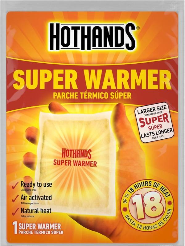 Body & Hand Super Warmers - Natural Odorless Air Activated - Up to 18 Hours of Heat - 10 Individual