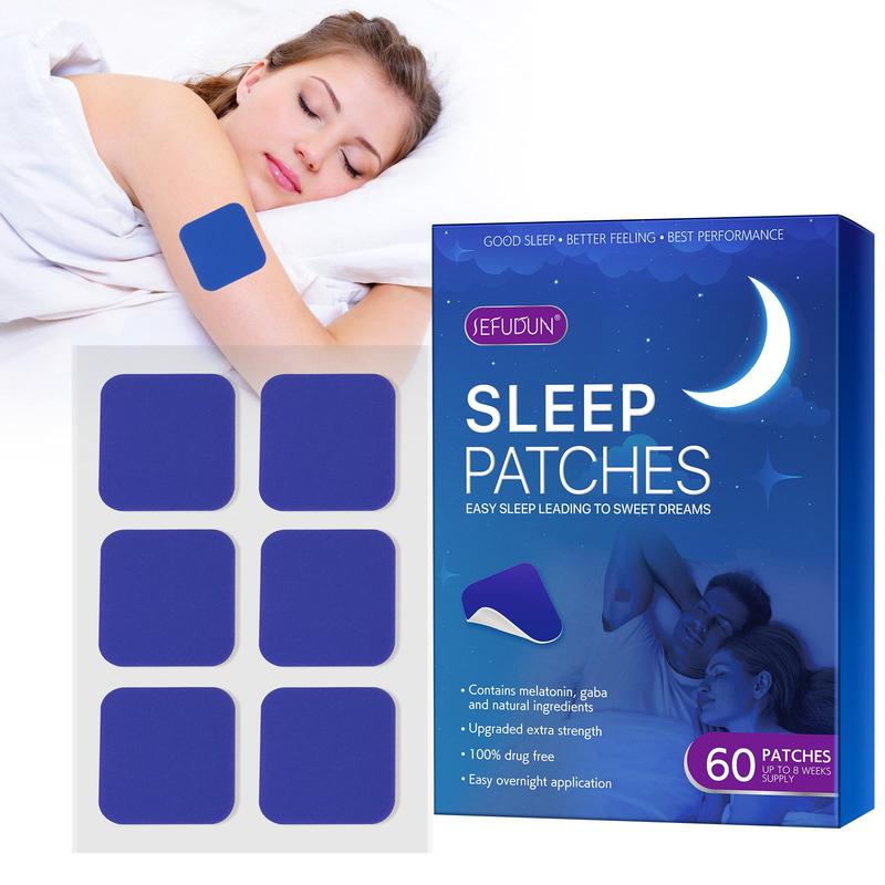 Sleep Aid Patch, 60pcs Deep Relaxation Sleep Patch, Sleep Care Patches, Personal Care Product for Women & Men