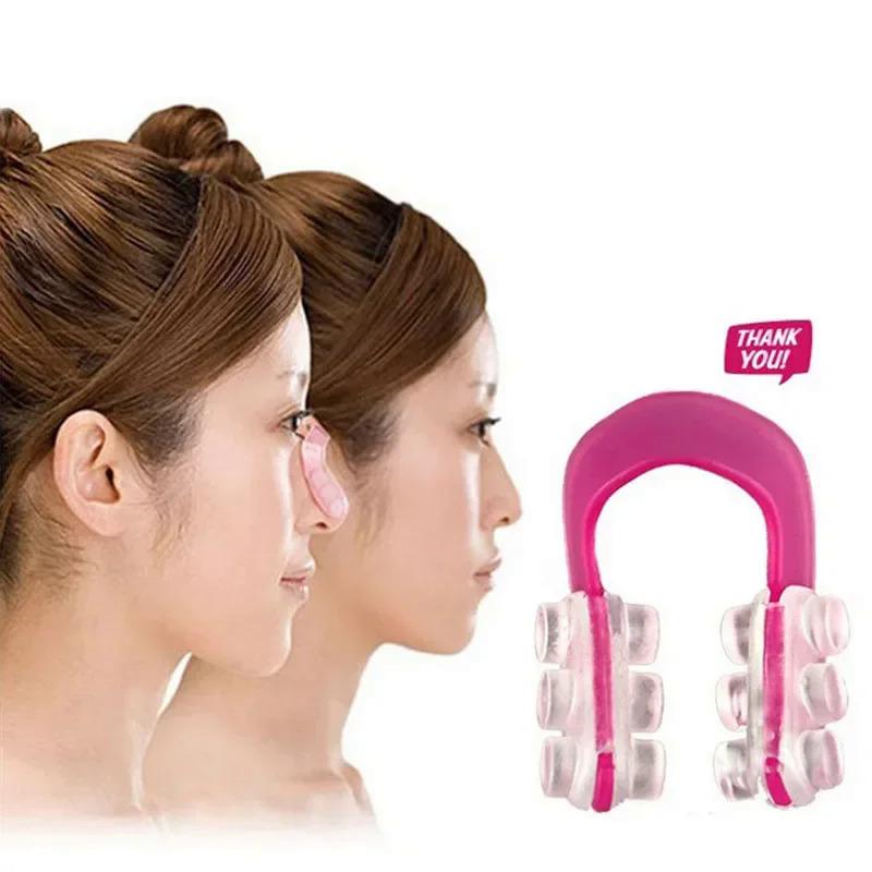 Nose Shaper Clip Nose Up Lifting Shaping Bridge Straightening Slimmer Device Silicone Nose Slimmer No Painful Hurt Beauty Tools