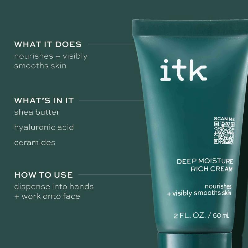 ITK Skincare Hydration Heroes Set, includes Hyaluronic Acid Serum, Hydrating Toner, and Rich Day-Night Cream