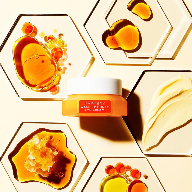 Farmacy Wake Up Honey Eye Cream for Dark Circles and Puffiness - Under Eye Cream for Wrinkles and Bags Under Eyes - Formulated with Caffeine & Vitamin C