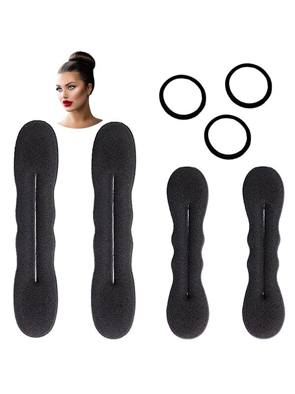 2024 New Style Hair Bun Maker, Foam Sponge Hair Bun Maker for Women and Girls, Strong Flexible Reusable Hair Bun Twister for Various Hairstyle Use