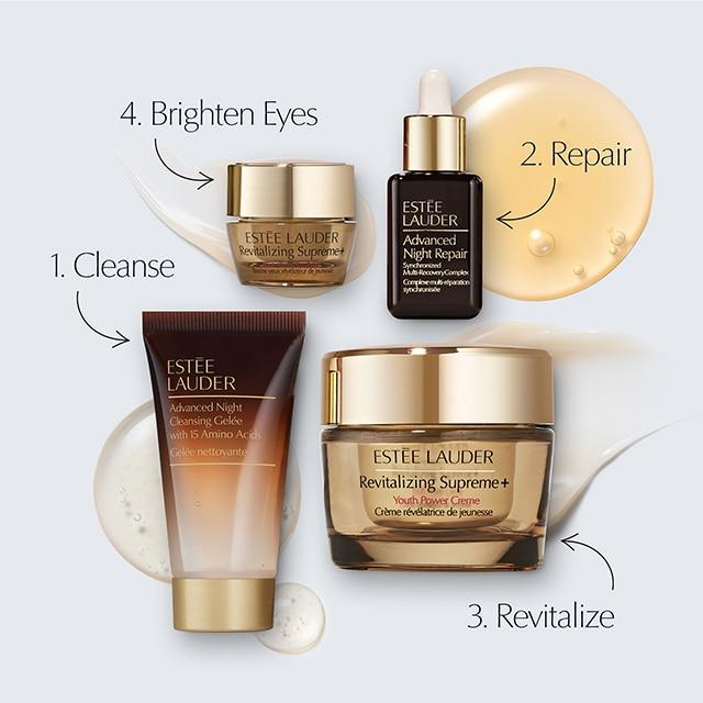 Revitalizing Supreme+ Moisturizer Holiday Skincare Set The Lift + Firm Routine