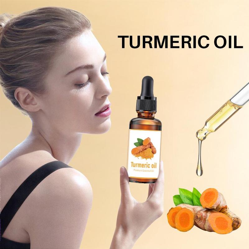 Turmeric Facial Oil, 3 Counts set Moisturizing Soothing Facial & Body Oil, Daily Skincare Set for Women & Men, Skin Care Kit for All Skin Types, Christmas Gift