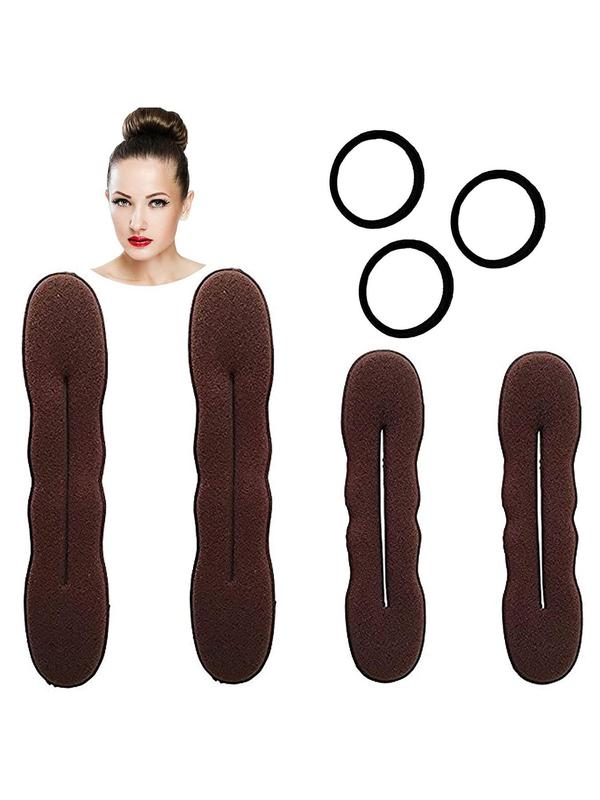 2024 New Style Hair Bun Maker, Foam Sponge Hair Bun Maker for Women and Girls, Strong Flexible Reusable Hair Bun Twister for Various Hairstyle Use