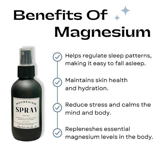 Pure Magnesium Spray - Fragrance-Free and Rejuvenating 4 Ounces Body Care Gentle Soothing Comfort Skin Repair No Scent body care