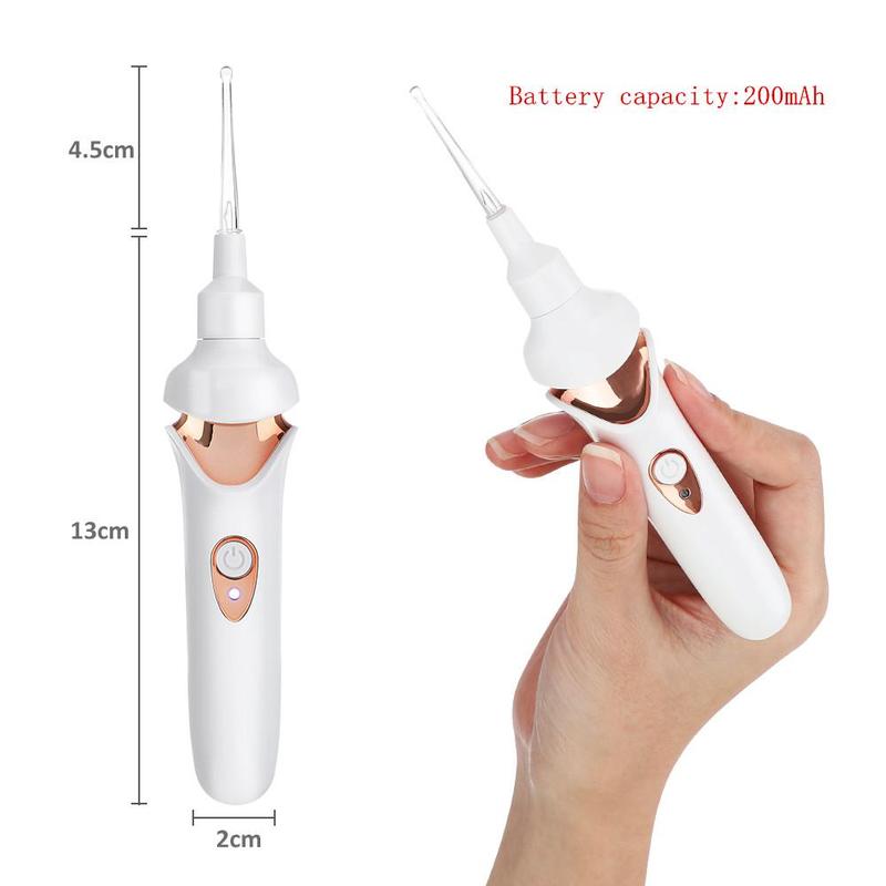 Portable Rechargeable Ear Wax Removal Tool, 1 Count Ear Cleaner with Lighting, Ear Wax Removal Tool for Home & Travel