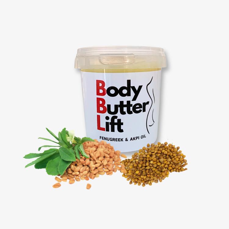 Body Butter Lift with Fenugreek & AKPI Oil. Body Butter Body Care Hydrating Lotions Silky