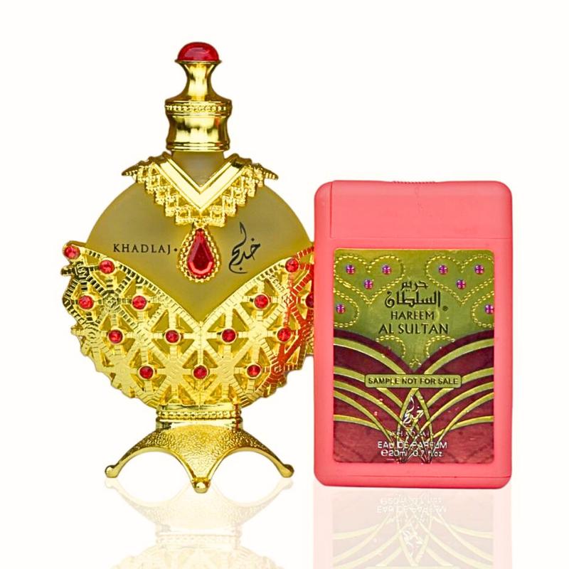 Hareem Al Sultan Gold CPO - 35ML (1.1 OZ) With Free Gift Spray EDP - 20ML (0.7 OZ) by Khadlaj Floral Fragrance