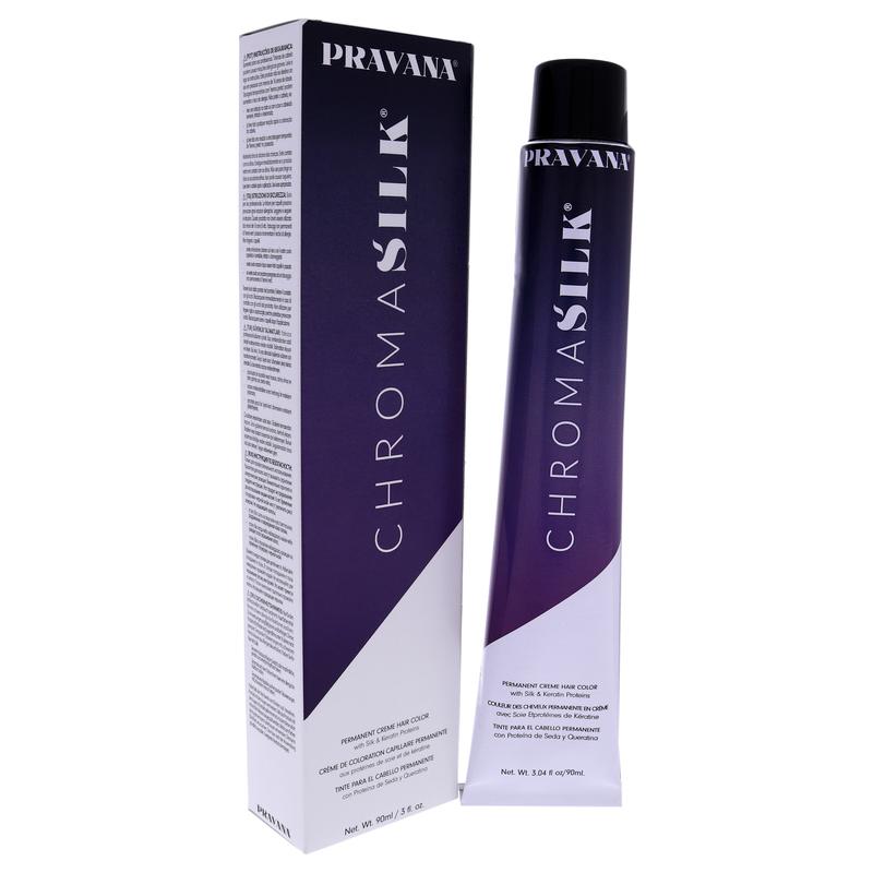 ChromaSilk Creme Hair Color - 7.11 Intense Ash Blonde by Pravana for Unisex - 3 oz Hair Color