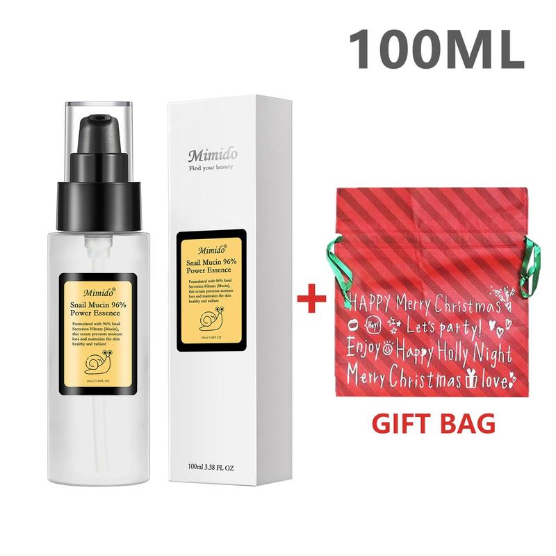 96% Snail Secretion Filtrate Essence, Moisturizing Facial Serum for Soothing Dry Skin, Hydrating Facial Care Products for Women