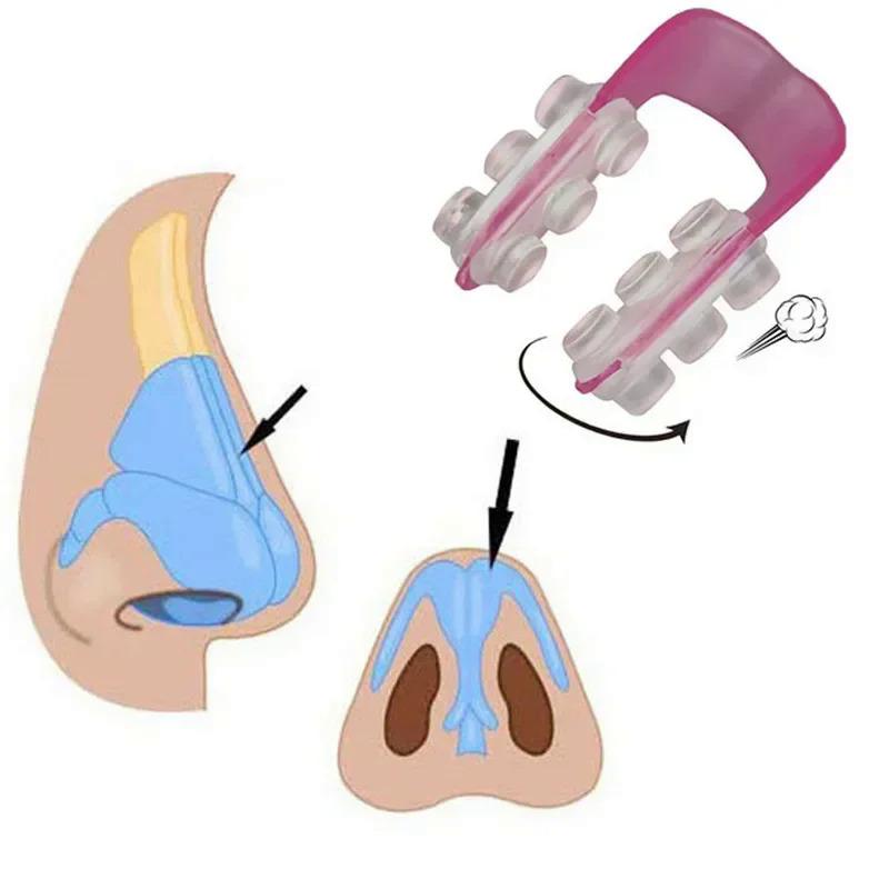 Nose Shaper Clip Nose Up Lifting Shaping Bridge Straightening Slimmer Device Silicone Nose Slimmer No Painful Hurt Beauty Tools