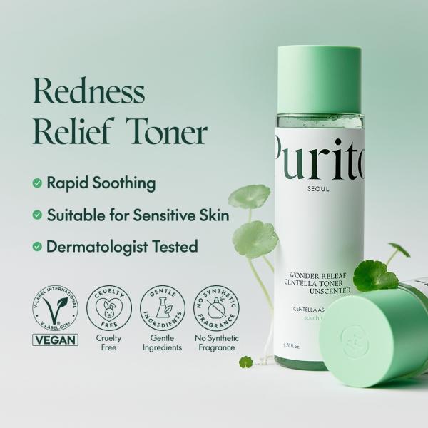 [Purito Seoul Official] Wonder Releaf Centella Toner Unscented Skincare Skin Repair Comfort_Vegan & Cruelty Free