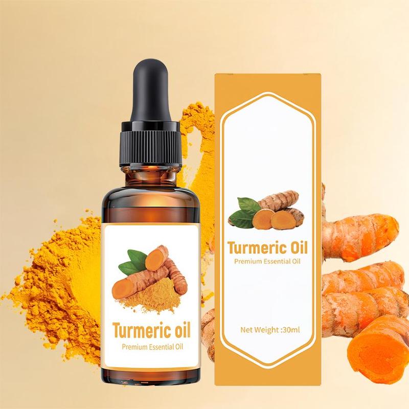 Turmeric Facial Oil, 3 Counts set Moisturizing Soothing Facial & Body Oil, Daily Skincare Set for Women & Men, Skin Care Kit for All Skin Types, Christmas Gift