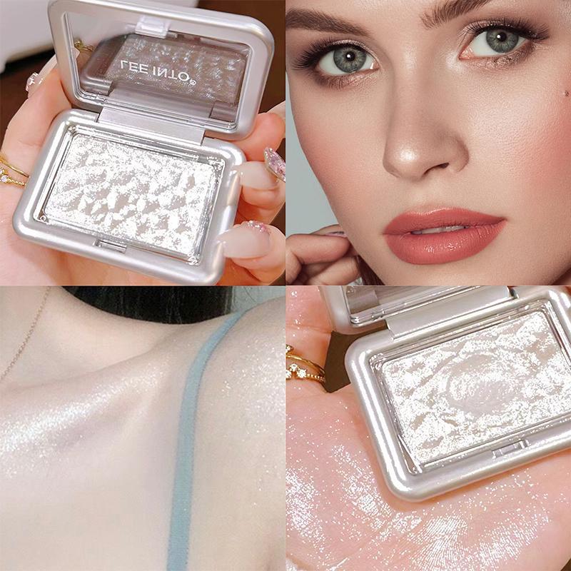 Shimmering Highlighter Powder, 1 Count Long Lasting Body Glitter Highlighter, Cosmetic Beauty Supplies for Girls & Women