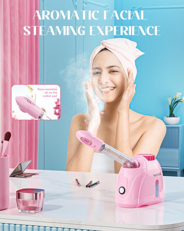 Wavytalk Hot Spray Facial Steamer - Home SPA Humidifier, Hot Mist for Deep Cleansing Pore Cleaner Skin Hydration