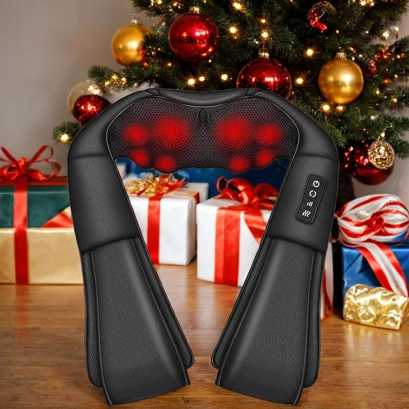 Cordless Neck & Back Massager, Electric Deep Tissue Kneading Neck & Shoulder Massager, Multi-functional Massage Tool for Neck, Legs, Waist, Hip, Shoulder, Back