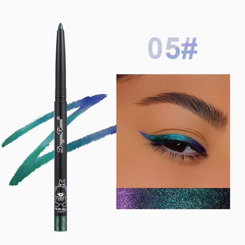 Glitter Eyeliner Pencil, 1 Count Waterproof Long Lasting Eye Shadow Stick for Women, Beauty & Personal Care Product for Women & Girls