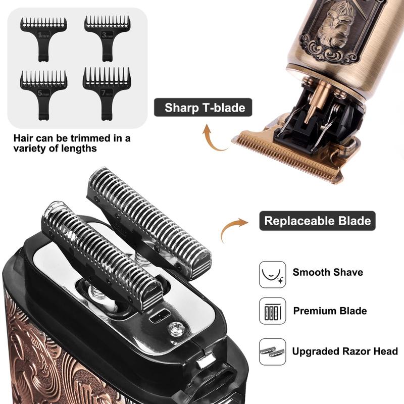 Ufree Electric Razor Foil Shavers for Men, Professional Beard Trimmer with Men Grooming Kit, Barber Clippers and Hair Trimmer