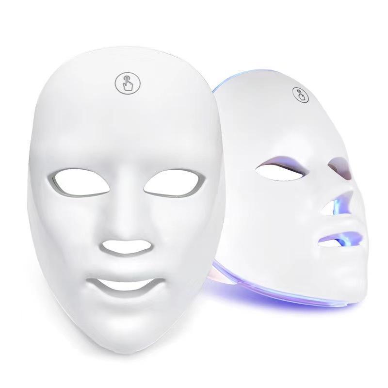 LED Light Facial Massager, 1 Count Facial Skin Care Mask Machine, Facial Beauty Instrument for Home & Salon Use, Christmas Gift