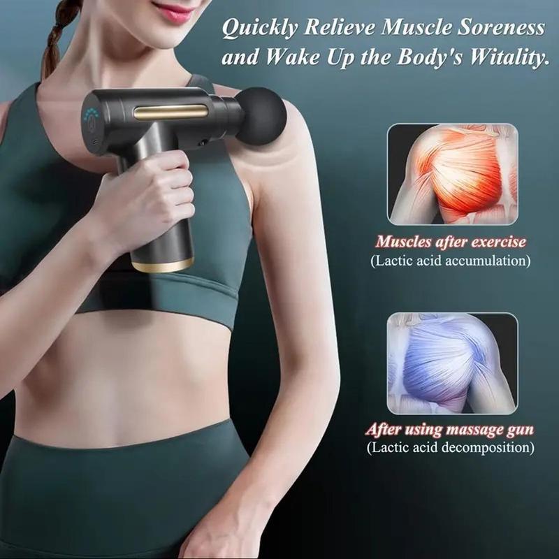 Sports Recovery Massage Tool, Deep Tissue Fascia Gun, Quickly Soothe Tight Muscles, Perfect for Active Lifestyles