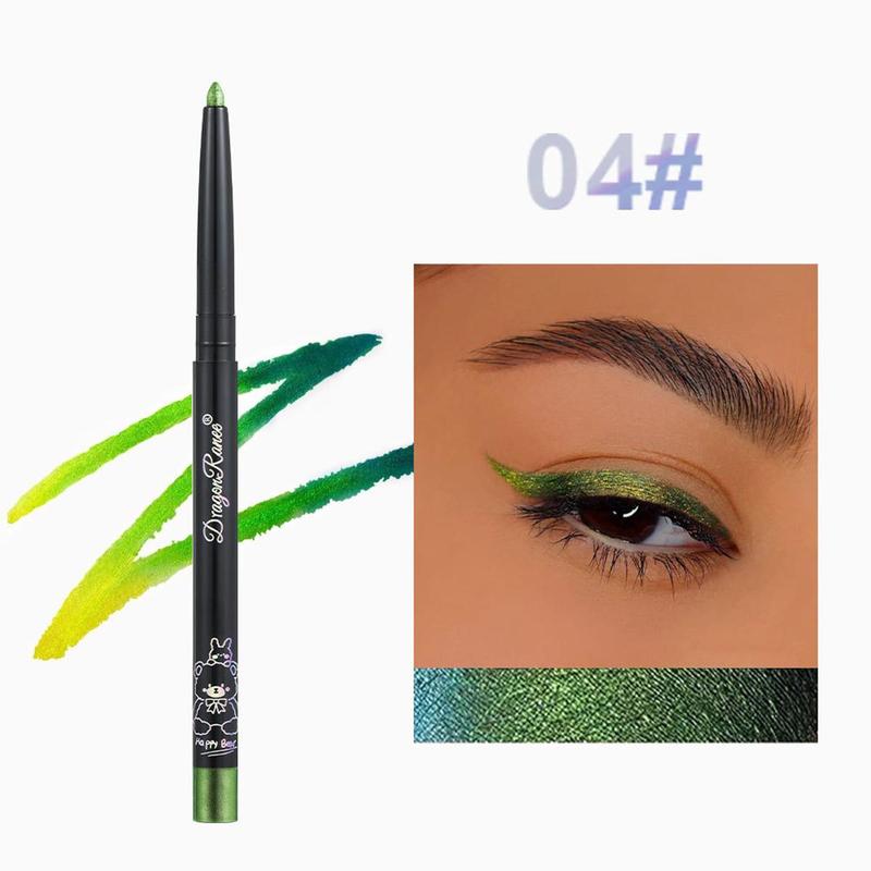 Glitter Eyeliner Pencil, 1 Count Waterproof Long Lasting Eye Shadow Stick for Women, Beauty & Personal Care Product for Women & Girls