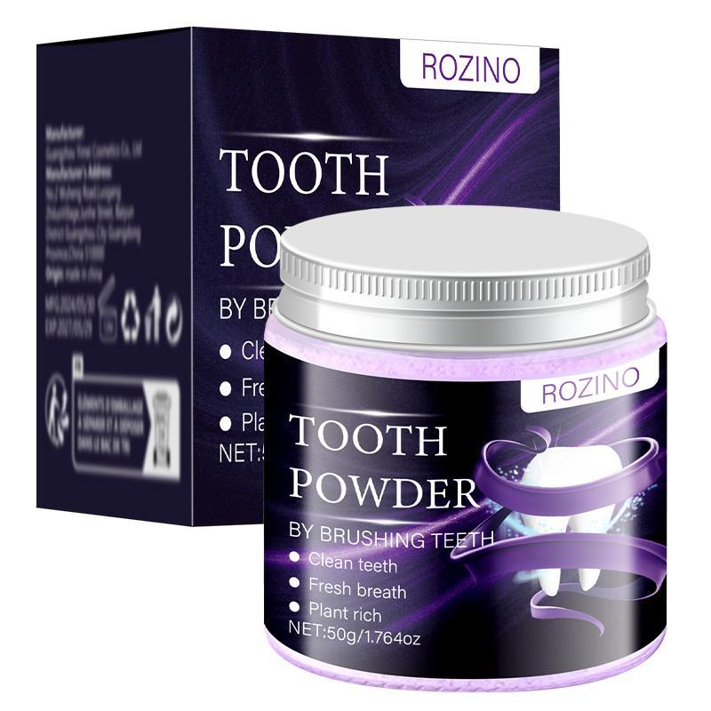 50g Purple Tooth Powder, 1 Box Tooth Brightening Powder, Oral Care Tooth Powder, Dental Care Product for Women & Men