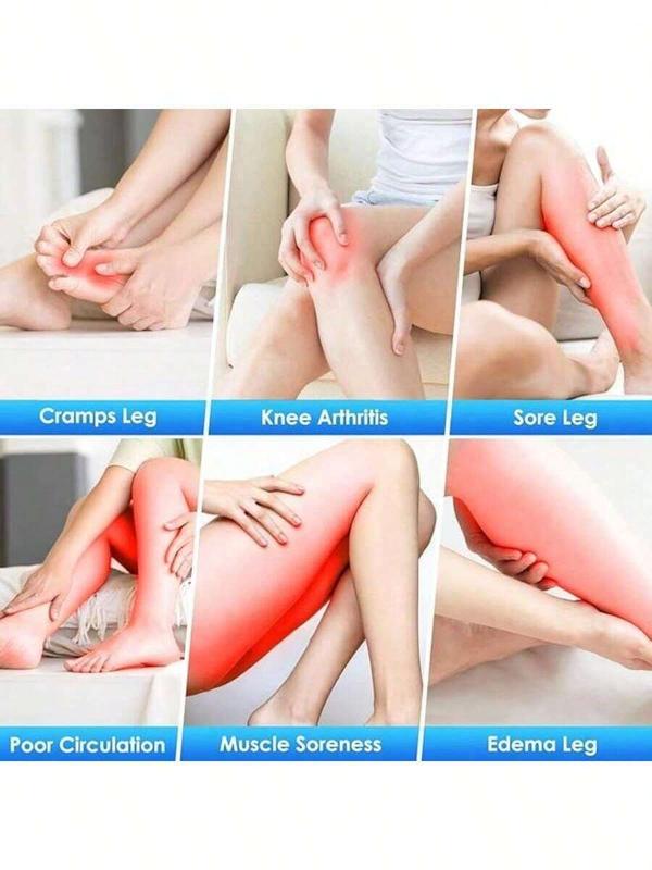 Leg Massager, Leg Massager with Air Compression for Circulation,Relaxation and Pain Relief with ó Modes 3 Vibration, Perfect Present for Man  Woman Family,Thanksgiving,Christmas,New Year Gift