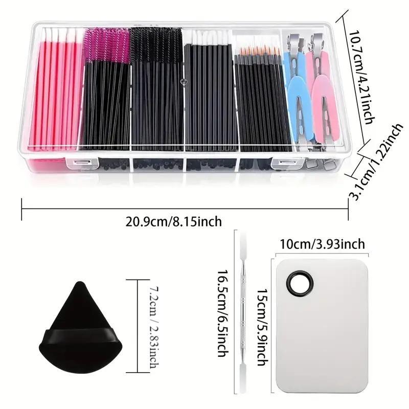 Professional Makeup Tool Set with Storage Box, 235pcs set Multi-use Makeup Kit for Facial Detailing & Blending, Portable Makeup Accessories for Women