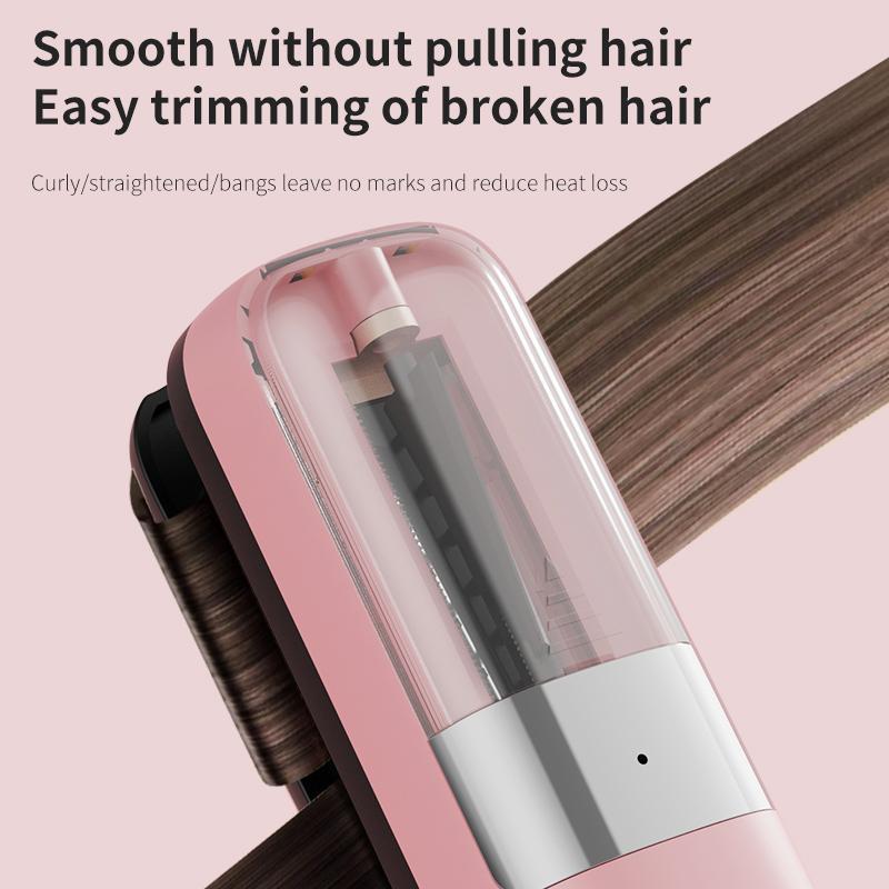 2 in 1 Cordless Split Hair Clipper, 1 Box Rechargeable Automatic Split Hair Trimmer with Hair Clips, Women's Hair Styling Tools