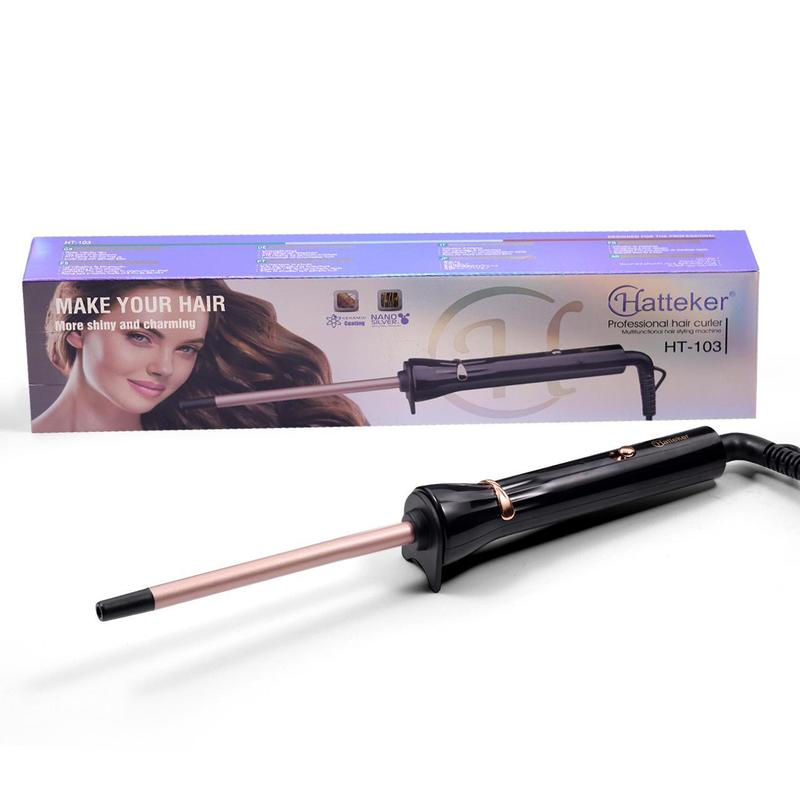 9mm Mini Hair Curler, 1 Box Hair Curling Iron, Thin Curling Iron Wand for Home & Salon Use, Professional Hair Styling Tool for Women & Girls, Christmas Gift