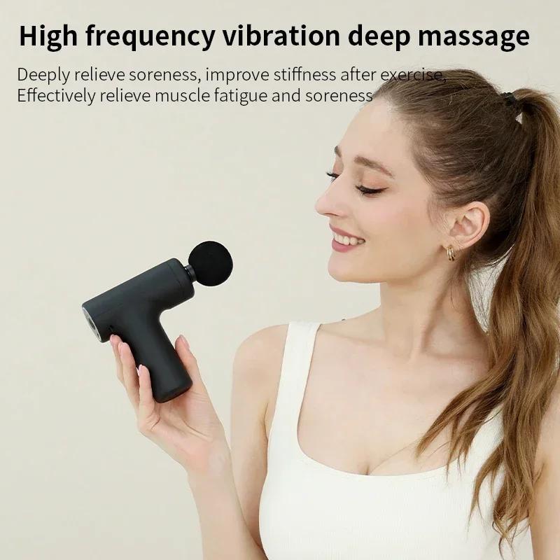 Portable Muscle Massage Gun, Deep Tissue Relief, Must-Have for Post-Workout Recovery, Alleviate Muscle Tension