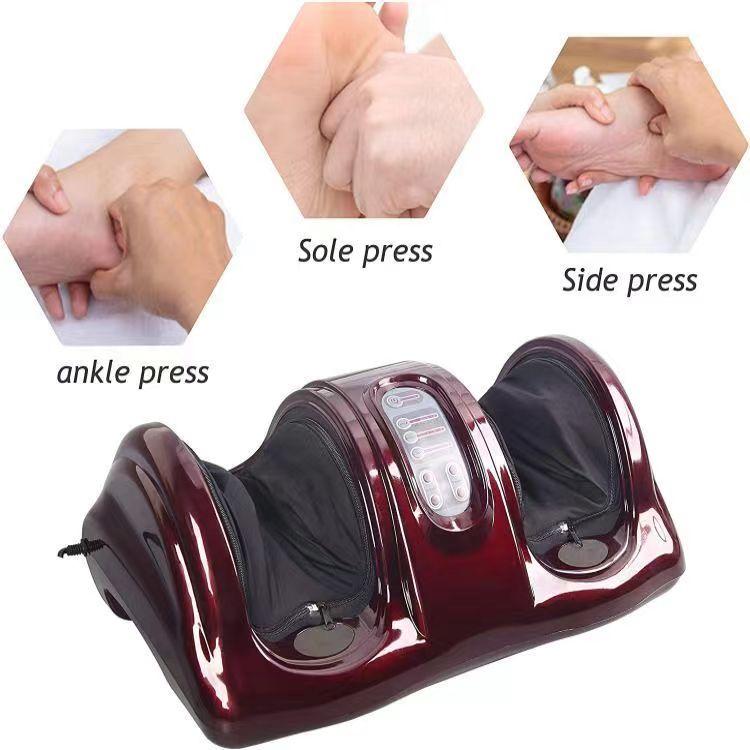 2024 New ISKOVI Shiatsu Foot Massager Machine. Soothing Heat, Deep Kneading Therapy, Improve Blood Circulation and Foot Wellness, Relax for Home or Office Use. Amazing Gift for father, mother, husband, wife, seniors, drivers, office workers.