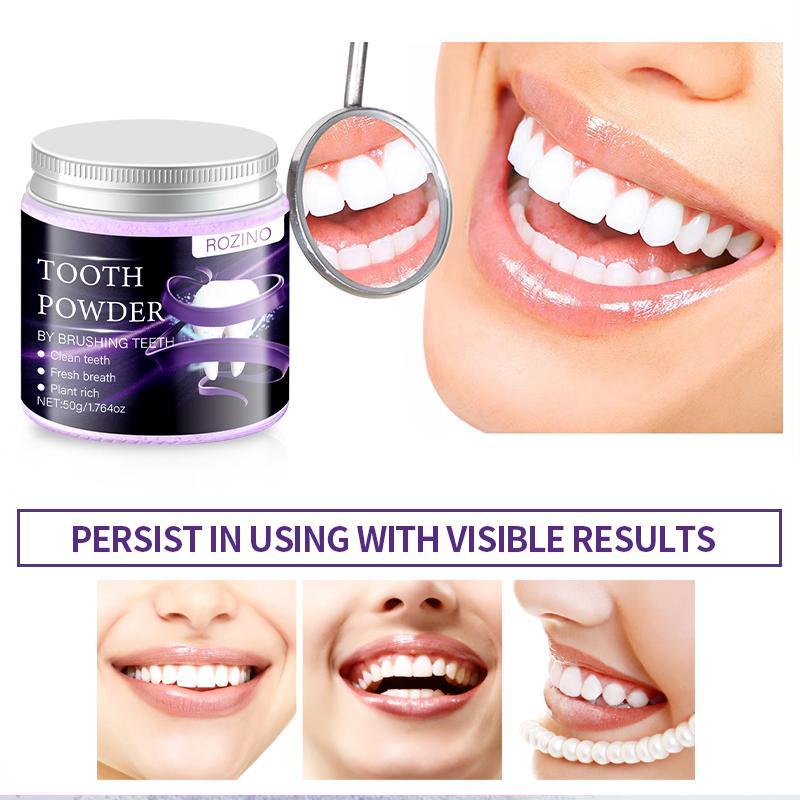 50g Purple Tooth Powder, 1 Box Tooth Brightening Powder, Oral Care Tooth Powder, Dental Care Product for Women & Men